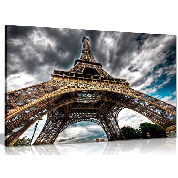 Panther Print Eiffel Tower Paris Wrapped Canvas Photograph Wayfair